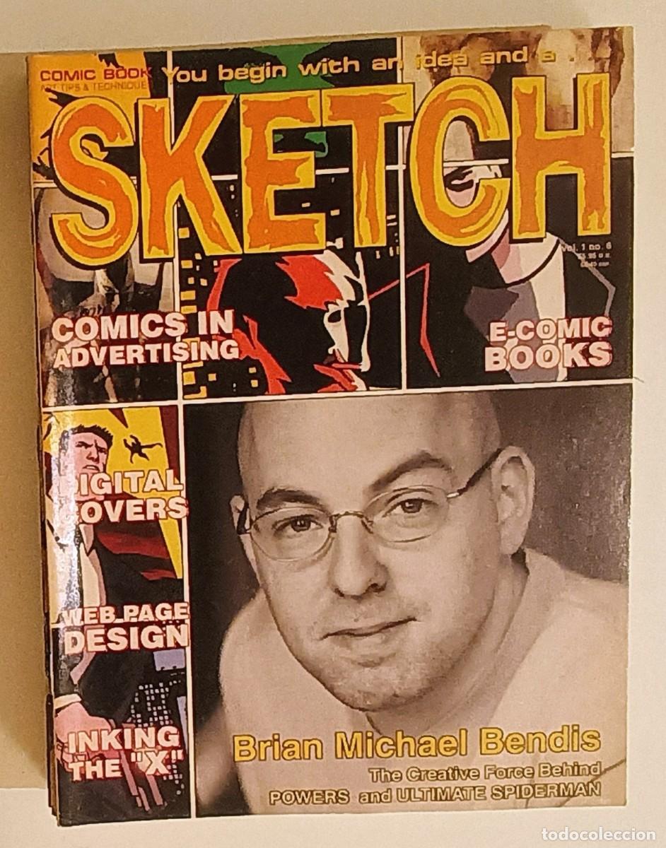 C&oacute;mics: Sketch Magazine (USA) Vol. 1 #6 - Brian Michael Bendis / Powers Special - Rare - Excelente