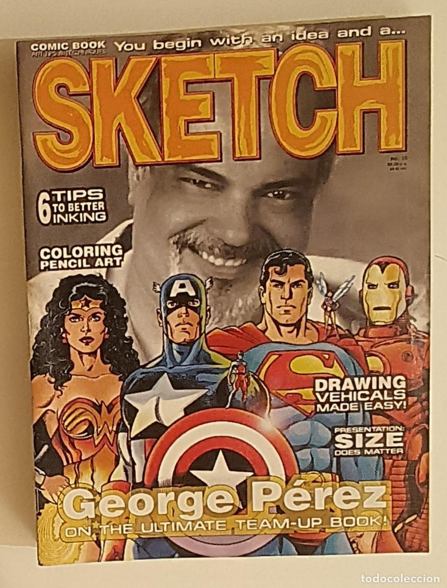 C&oacute;mics: Sketch Magazine (USA) Vol. 1 #10 - George P&eacute;rez Special - JLA/Avengers - Excelente
