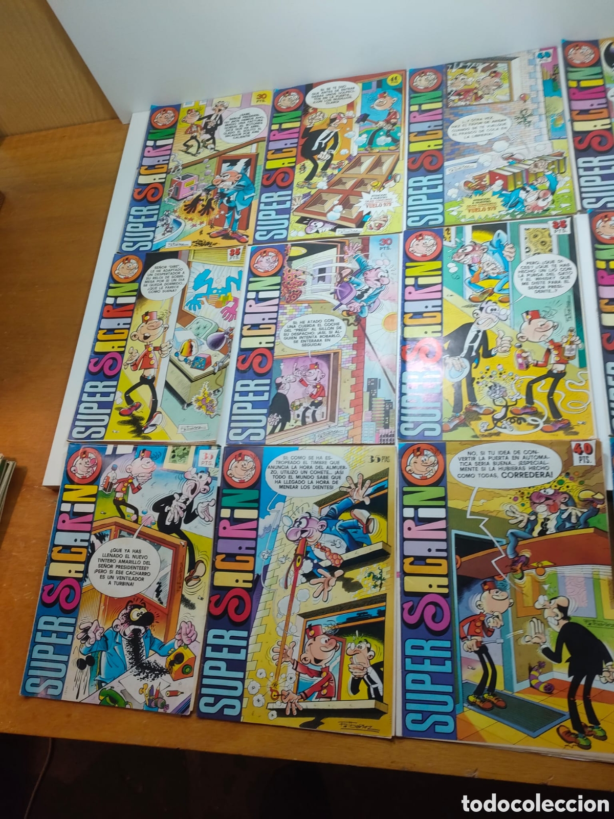 C&oacute;mics: Lote 12 C&oacute;mics Super Sacarino - Bruguera (A&ntilde;os 70/80)