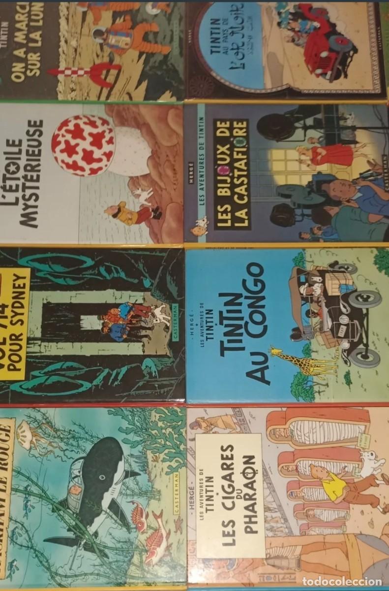 C&oacute;mics: Colecci&oacute;n 23 libros tintin antiguos en frances de finales de los 60 principios de los 70.