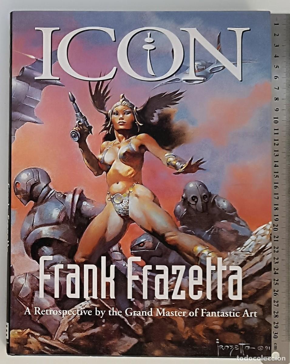 C&oacute;mics: Frank Frazetta - Icon - 1&ordf; Edici&oacute;n Lujo Evergreen (1999) - Tapa Dura + Sobrecubierta - MINT