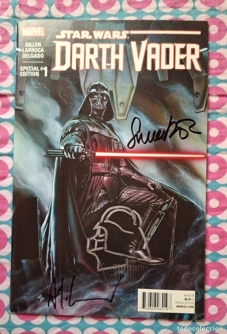 C&oacute;mics: Star Wars Darth Vader 1 firmado por Salvador Larroca con remark