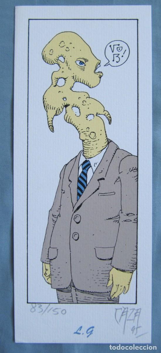 Comics : Caza Ex libris firmado y numerado - 83/150