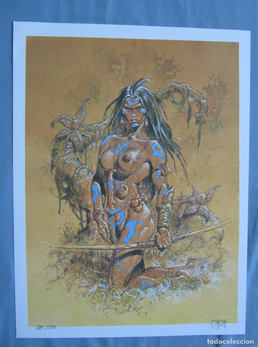 Comics: Caza &ndash; Amazonas - Ex Libris firmado y numerado - 295/333