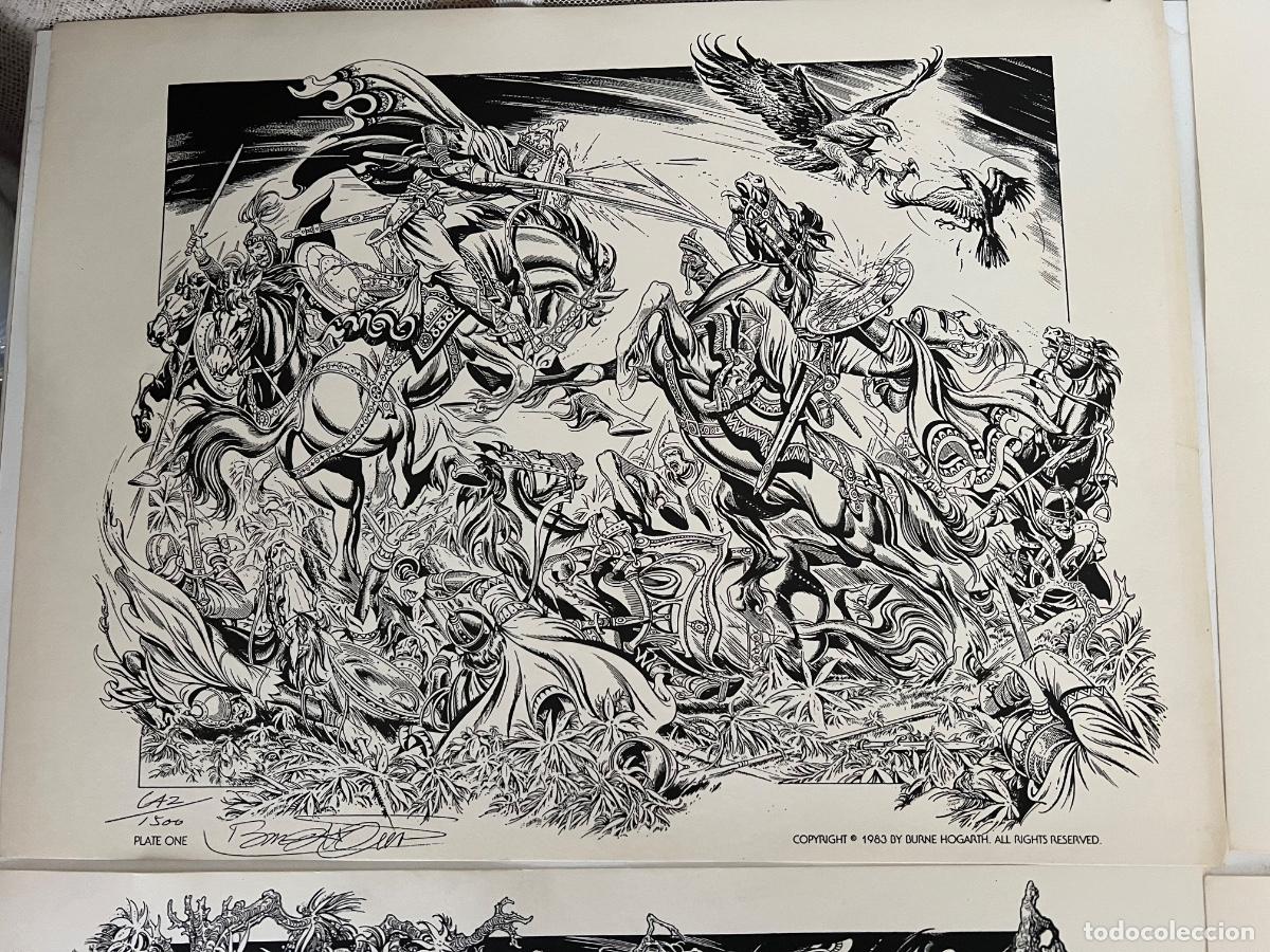 C&oacute;mics: BURNE HOGARTH 6 PORTFOLIO 1983 - Foto 1
