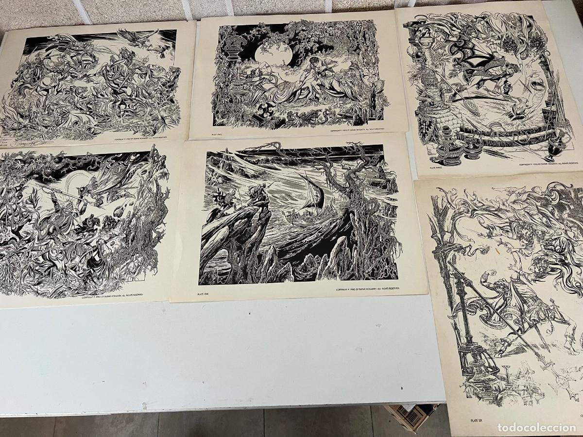 C&oacute;mics: BURNE HOGARTH 6 PORTFOLIO 1983 - Foto 2