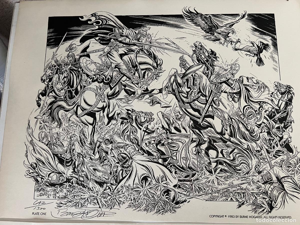 C&oacute;mics: BURNE HOGARTH 6 PORTFOLIO 1983 - Foto 3