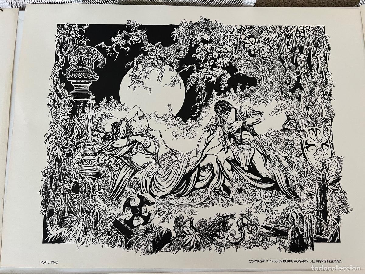 C&oacute;mics: BURNE HOGARTH 6 PORTFOLIO 1983 - Foto 4