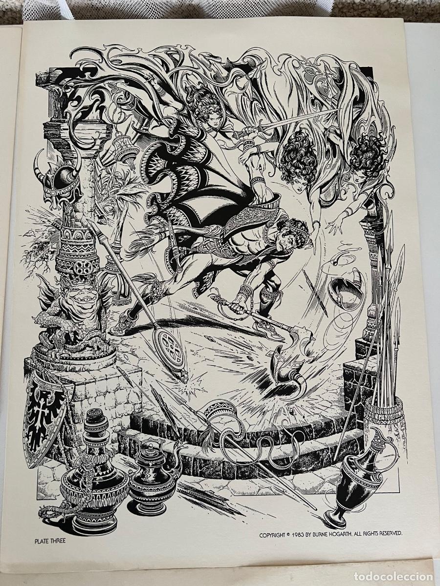 C&oacute;mics: BURNE HOGARTH 6 PORTFOLIO 1983 - Foto 5