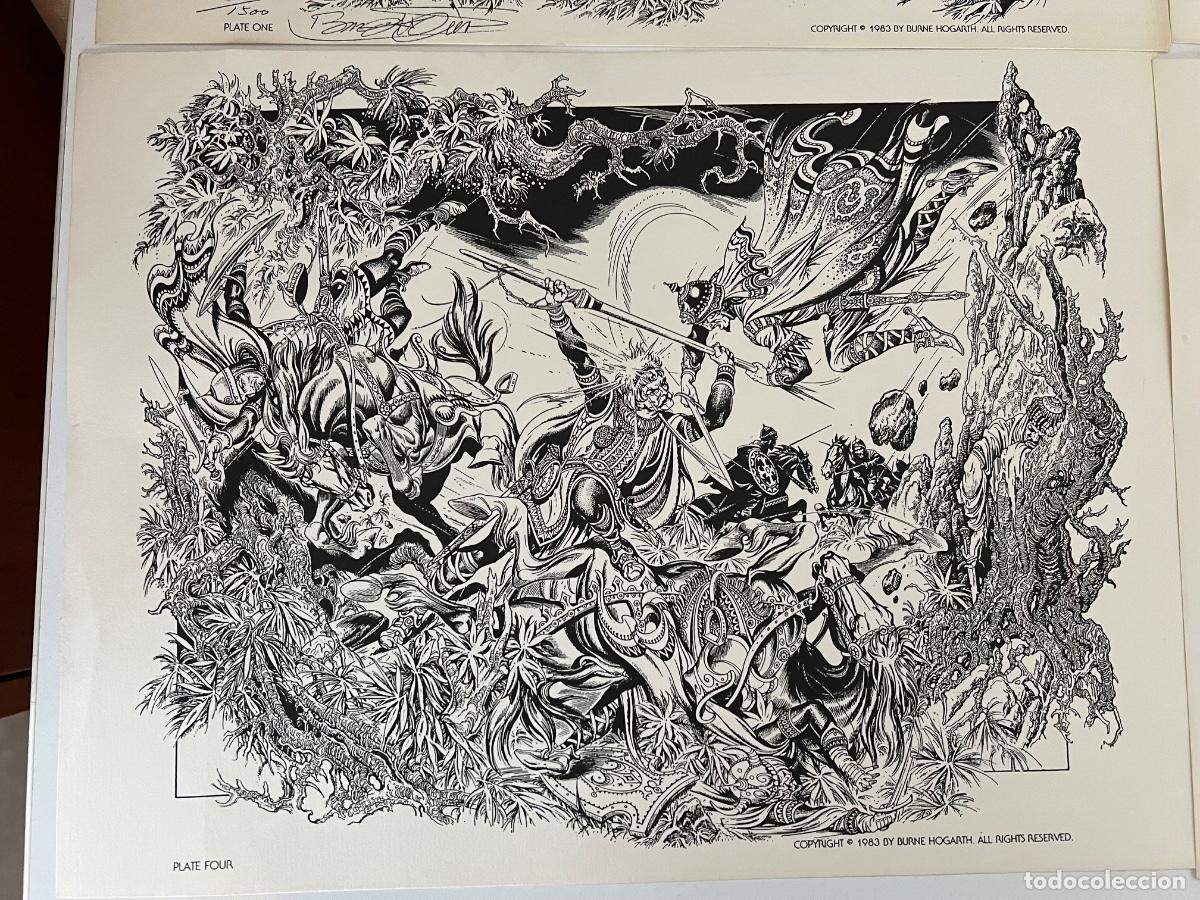 C&oacute;mics: BURNE HOGARTH 6 PORTFOLIO 1983 - Foto 6