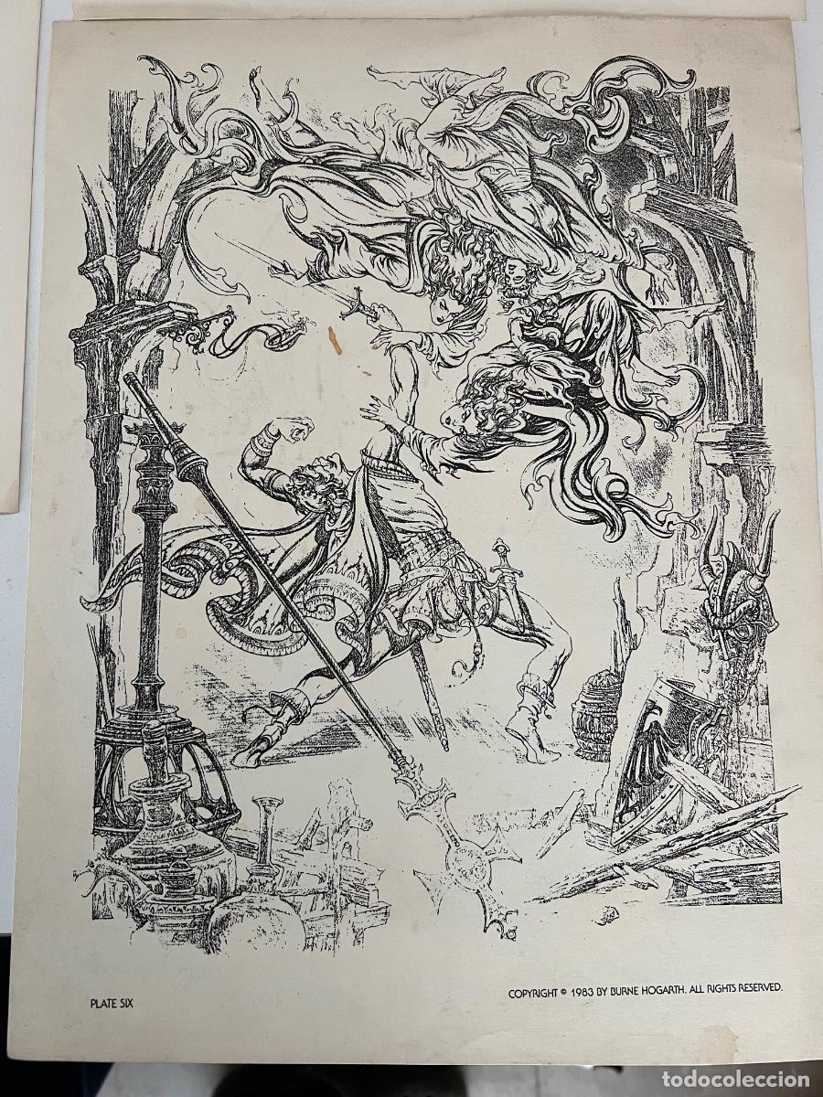 C&oacute;mics: BURNE HOGARTH 6 PORTFOLIO 1983 - Foto 8