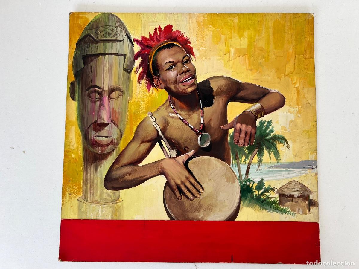 Comics: DIBUJO ORIGINAL PORTADA CHACOPINO AFRICA EDITORIAL FERMA