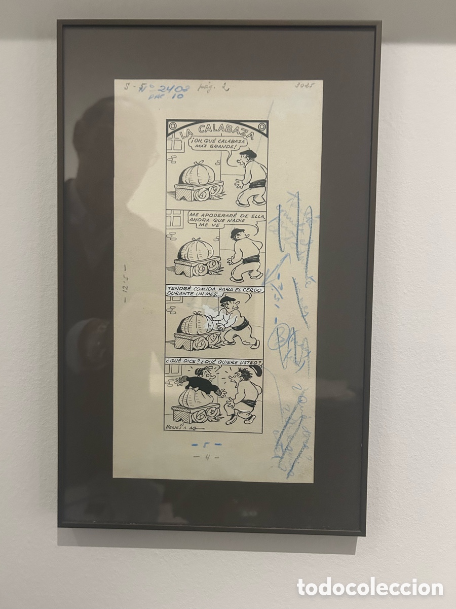 C&oacute;mics: Benejam, TBO. Firmado y enmarcado - Foto 3