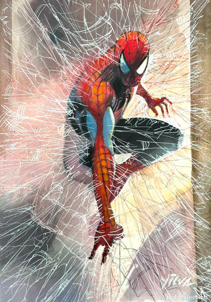 C&oacute;mics: SPIDERMAN ILUSTRACION ORIGINAL PERSONAJES MARVEL
