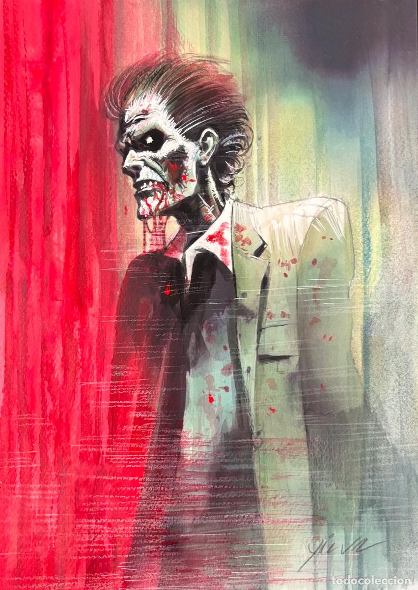 C&oacute;mics: ZOMBI ILUSTRACION ORIGINAL PERSONAJES TERROR