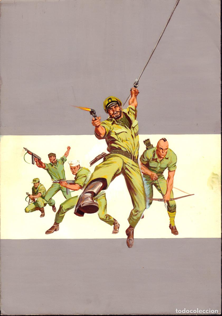 C&oacute;mics: Vertice Portada original L&oacute;pez Esp&iacute; Super Heroes 8 Vol.1
