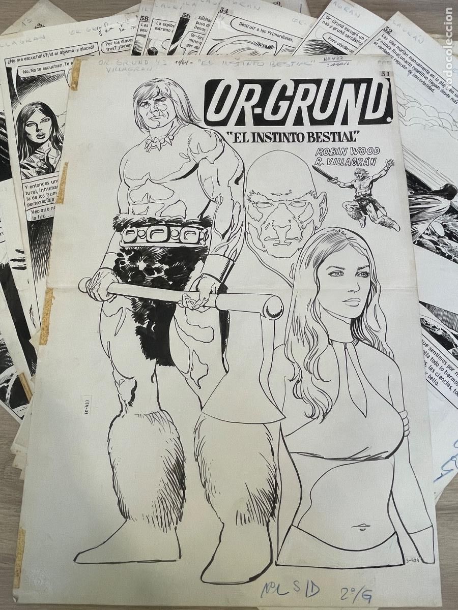 Comics: Historia Completa Original de Ricardo Villagr&aacute;n - Or-Grund El Instinto Bestial 13p- Gui&oacute;n Robin Wood