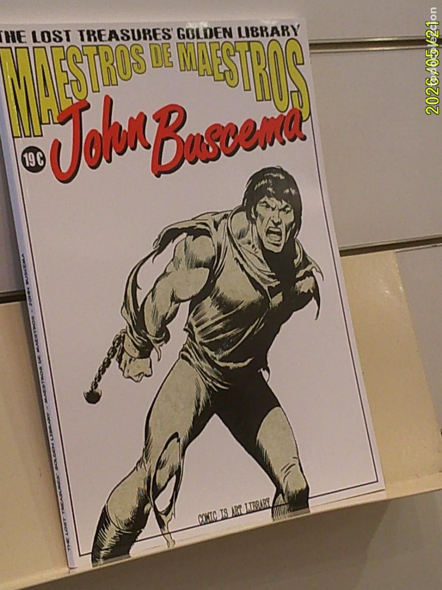 C&oacute;mics: THE LOST TREASURE'S GOLDEN LIBRARY MAESTROS DE MAESTROS JOHN BUSCEMA