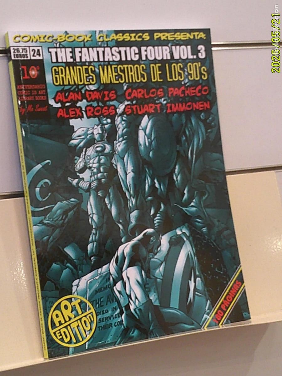 C&oacute;mics: COMIC BOOK CLASSICS PRESENTA THE FANTASTIC FOUR VOL. 3 GRANDES MAESTROS DE LOS 90'S