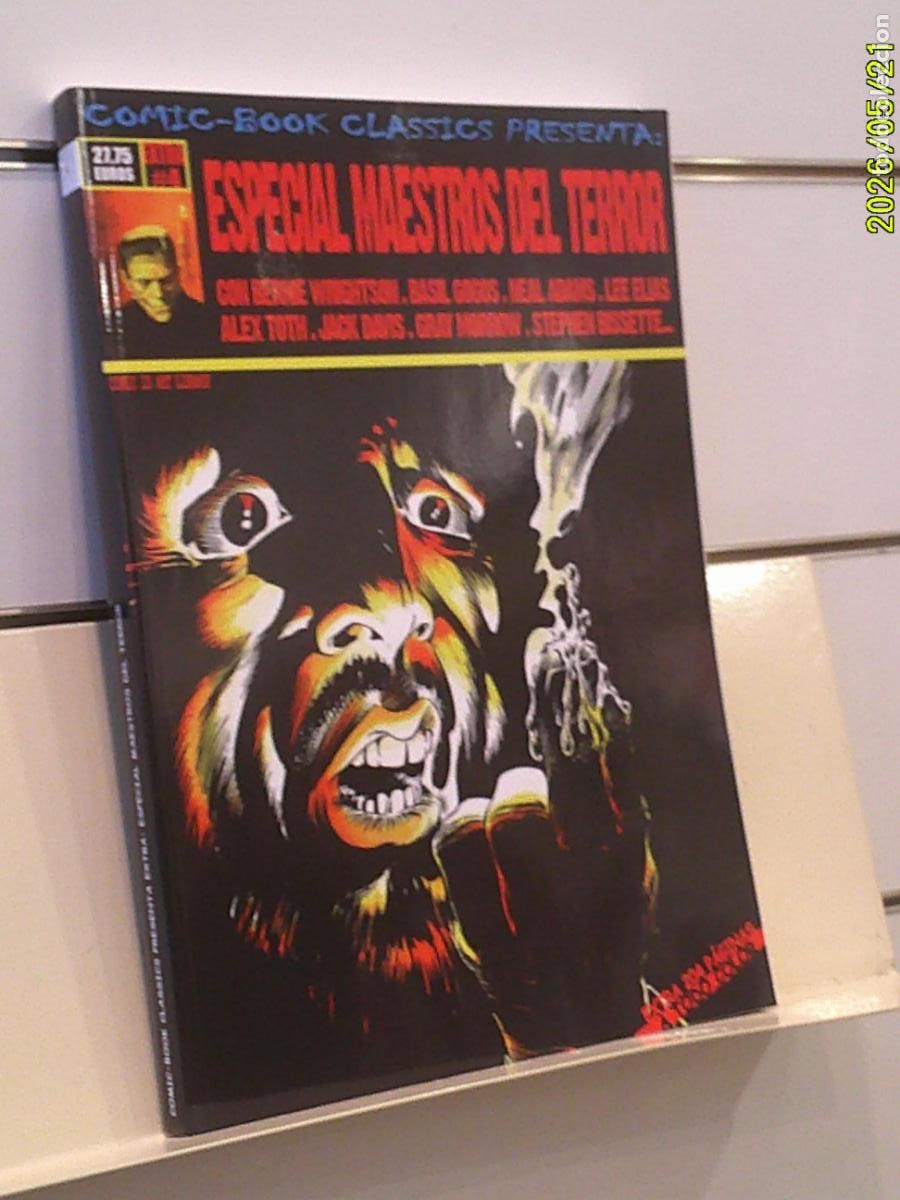C&oacute;mics: COMIC BOOK CLASSICS PRESENTA ESPECIAL MAESTROS DEL TERROR EXTRA 204 PAGINAS