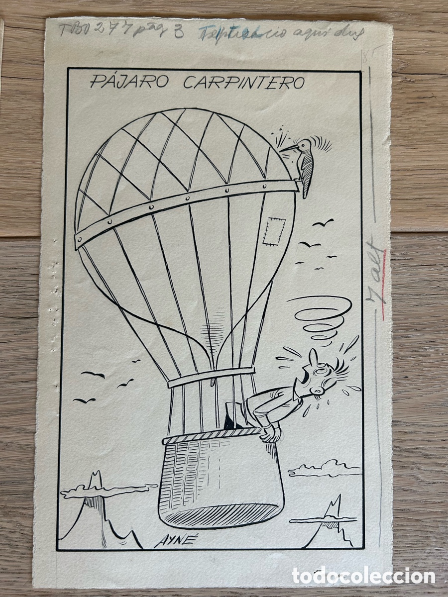 C&oacute;mics: Ayne, dibujo original para TBO - Foto 1
