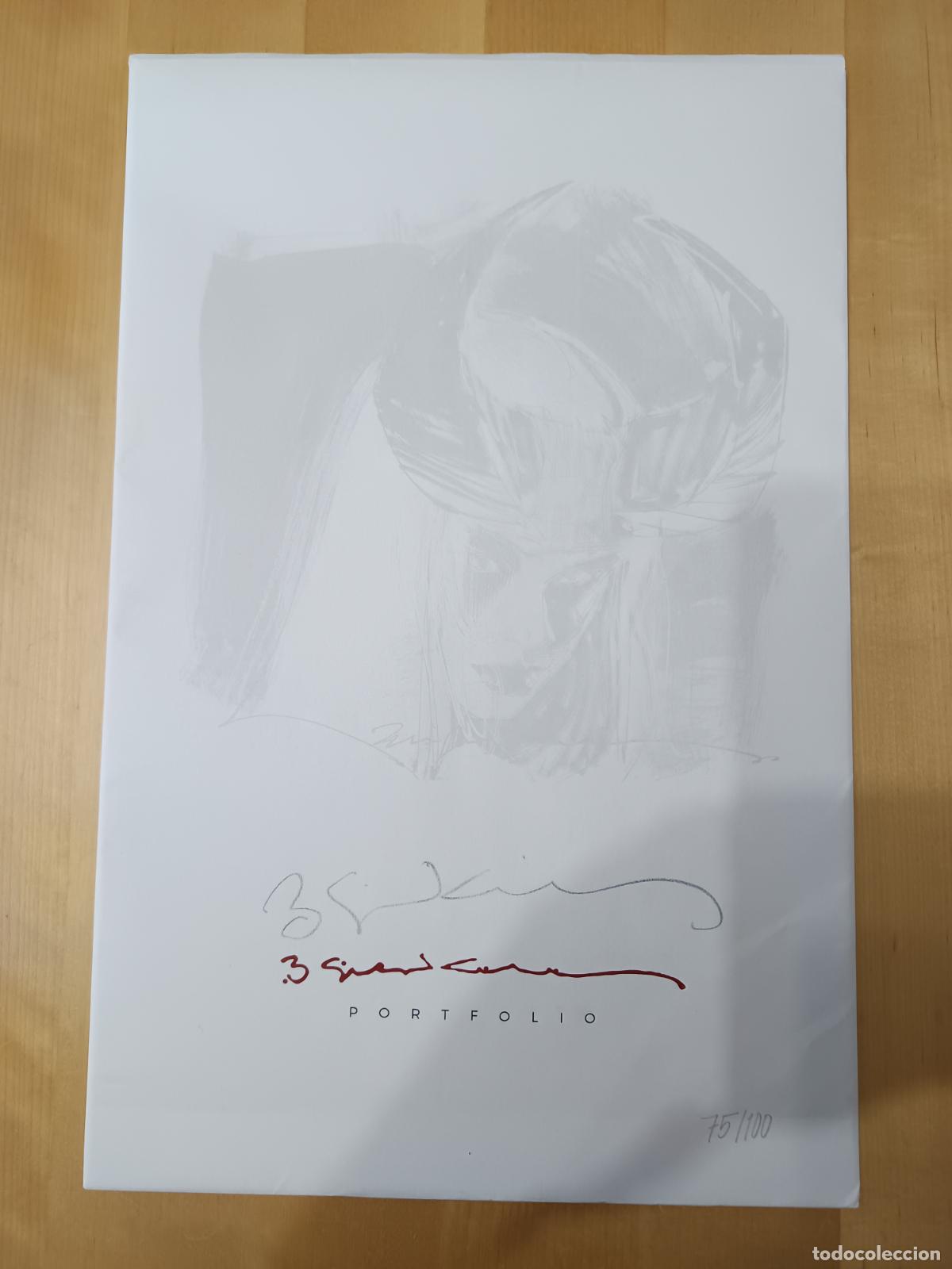 Comics: Bill Sienkiewicz portfolio f/n NUEVOS MUTANTES