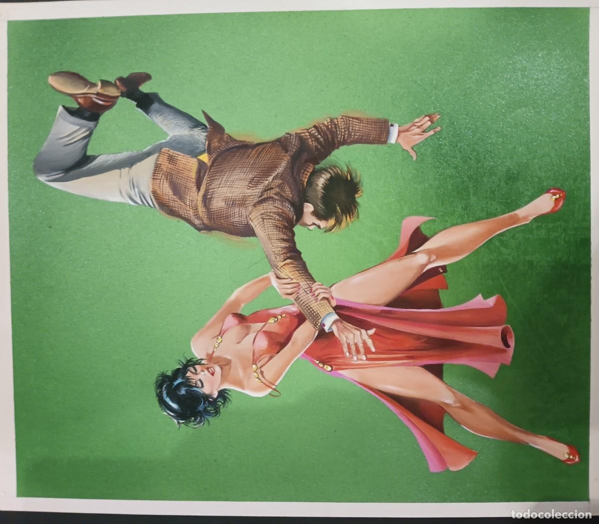 C&oacute;mics: Original comics art modesty blaze macabich firmado trasera