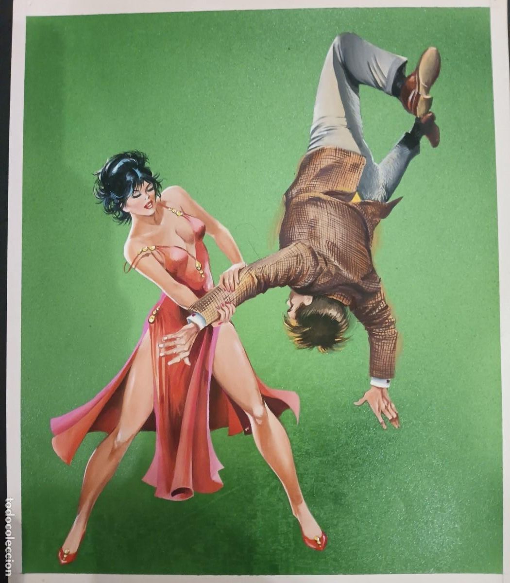 Fumetti: Original comics art modesty blaze macabich firmado trasera