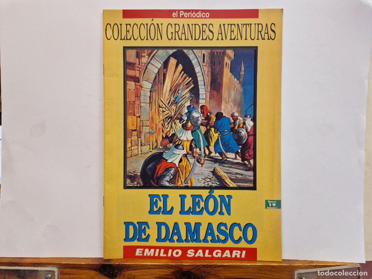 C&oacute;mics: C&Ograve;MIC. COLECCION GRANDES AVENTURAS. EL LEON DE DAMASCO.EMILIO SALGARI.