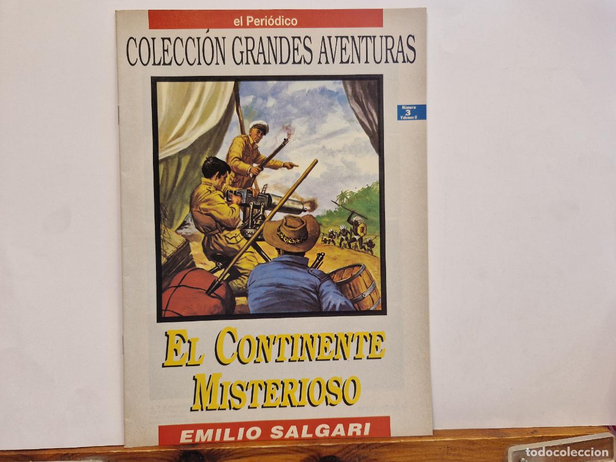 Comics: C&Ograve;MIC. COLECCI&Ograve;N GRANDES AVENTURAS. EL CONTIENETE MISTERIOSO. EMILIO SALGARI.