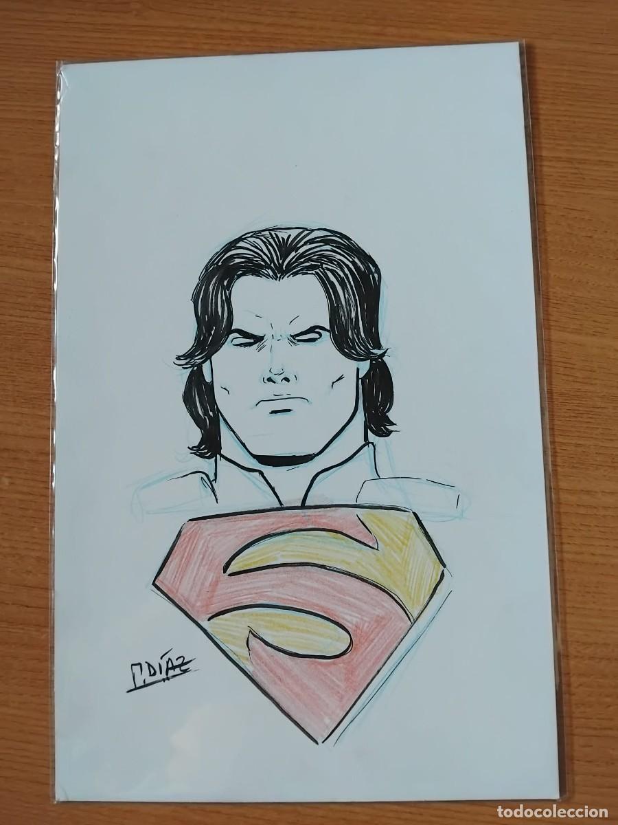 C&oacute;mics: ABSOLUTE SUPERMAN. ILUSTRACI&Oacute;N ORIGINAL. M.D&Iacute;AZ - Foto 1
