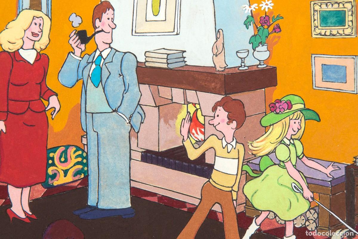 C&oacute;mics: ORTEU - ILUSTRACI&Oacute;N ORIGINAL - 1974 - Foto 2