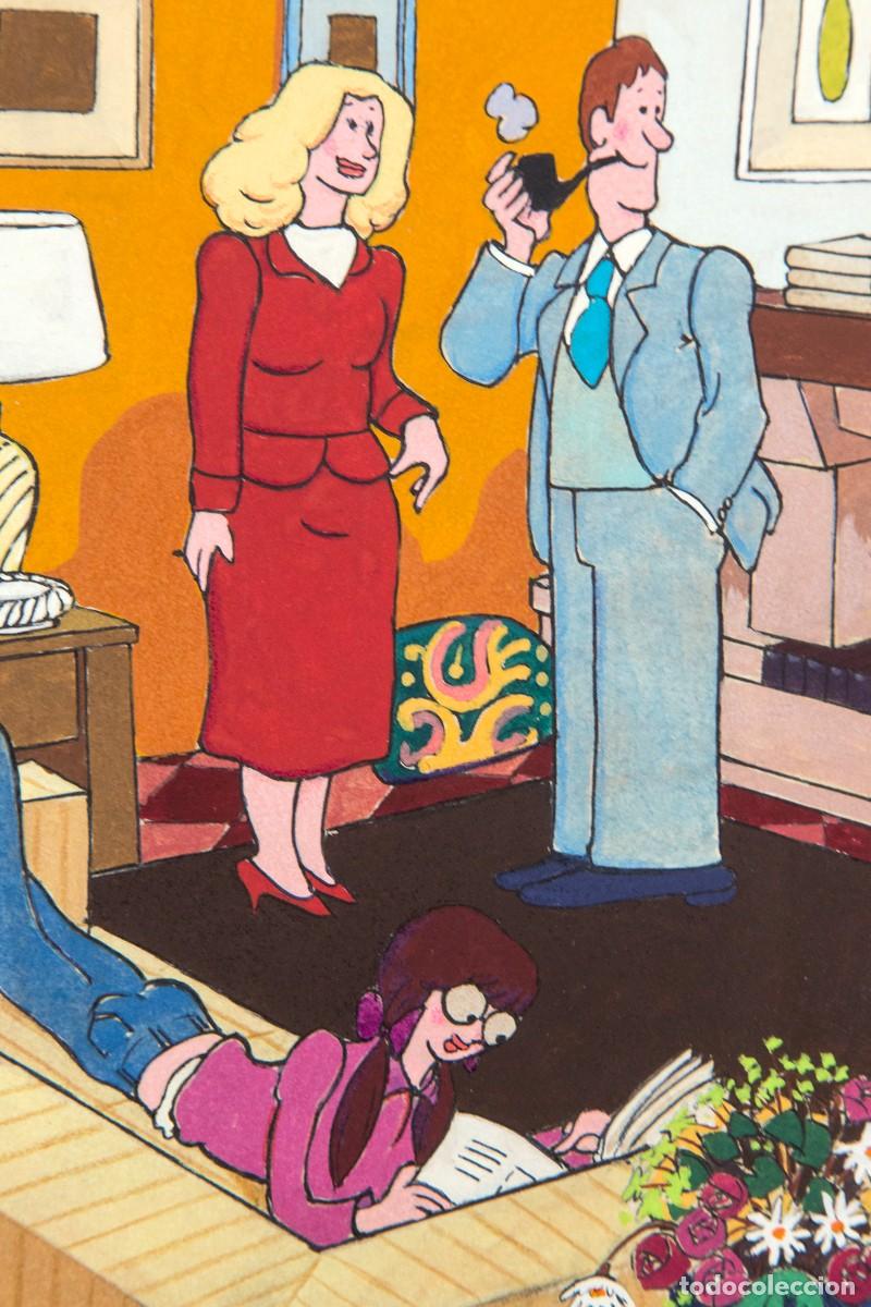 C&oacute;mics: ORTEU - ILUSTRACI&Oacute;N ORIGINAL - 1974 - Foto 3