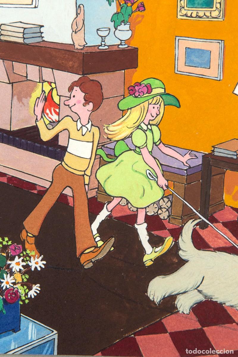 C&oacute;mics: ORTEU - ILUSTRACI&Oacute;N ORIGINAL - 1974 - Foto 4