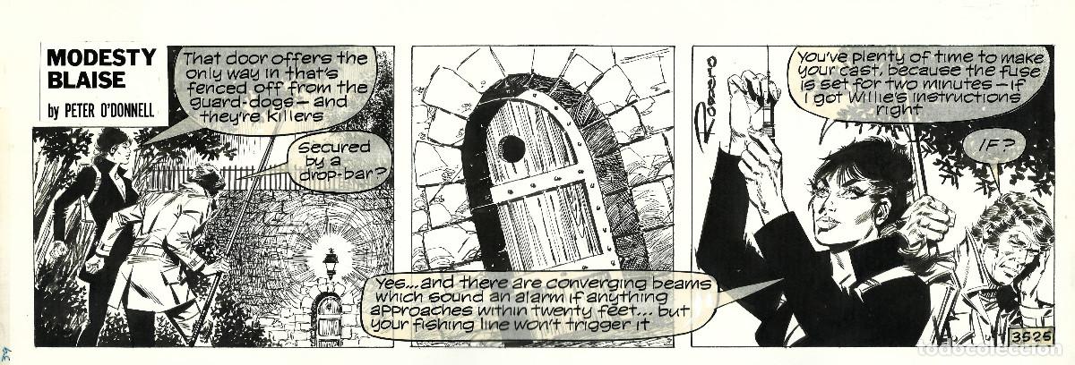 C&oacute;mics: MODESTY BLAISE #3525- ENRIC BADIA ROMERO - PAGINA ORIGINAL