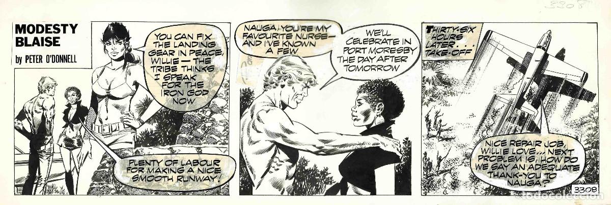 C&oacute;mics: MODESTY BLAISE #3308 - ENRIC BADIA ROMERO - PAGINA ORIGINAL