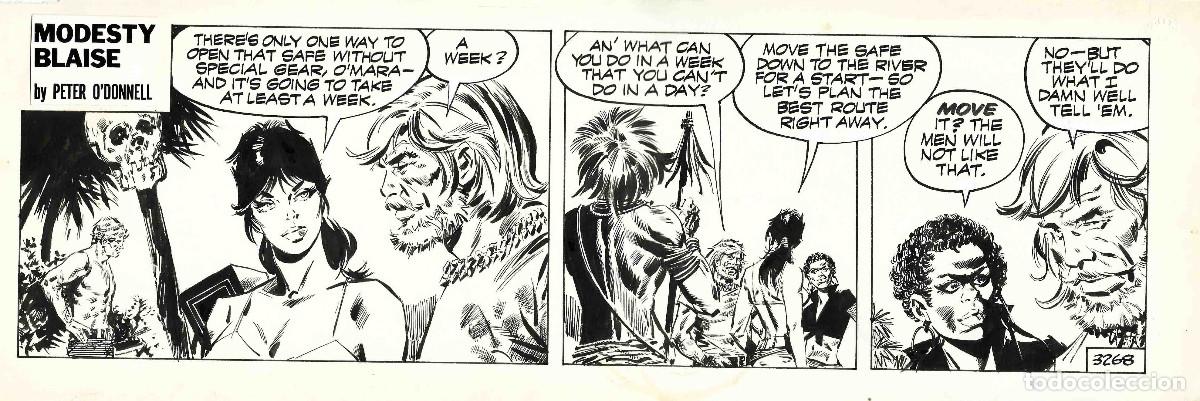 C&oacute;mics: MODESTY BLAISE #3268 - ENRIC BADIA ROMERO - PAGINA ORIGINAL