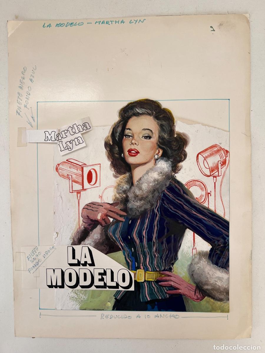 C&oacute;mics: DIBUJO PORTADA ORIGINAL MARTHA LYN LA MODELO - Foto 2