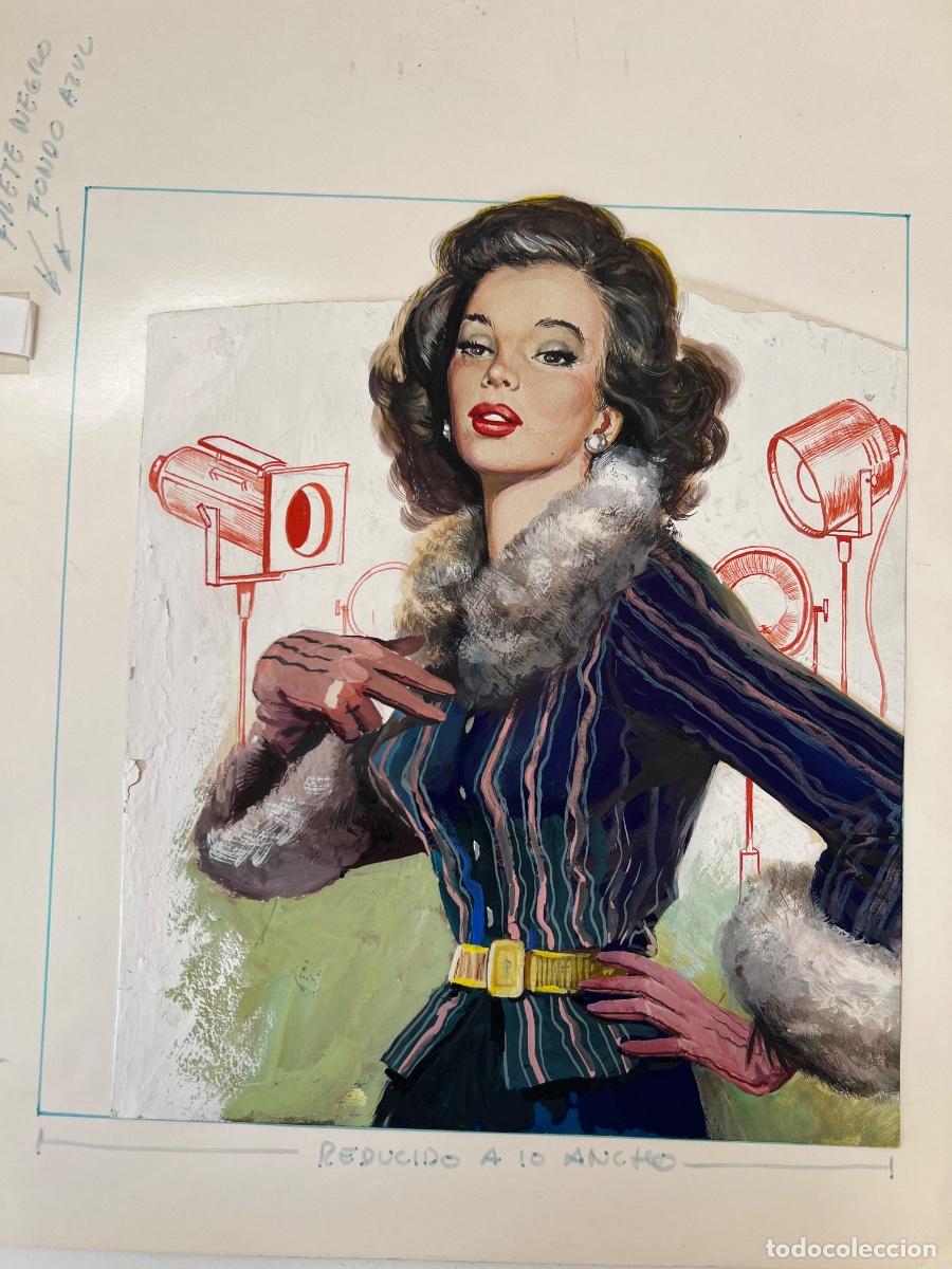 C&oacute;mics: DIBUJO PORTADA ORIGINAL MARTHA LYN LA MODELO - Foto 5