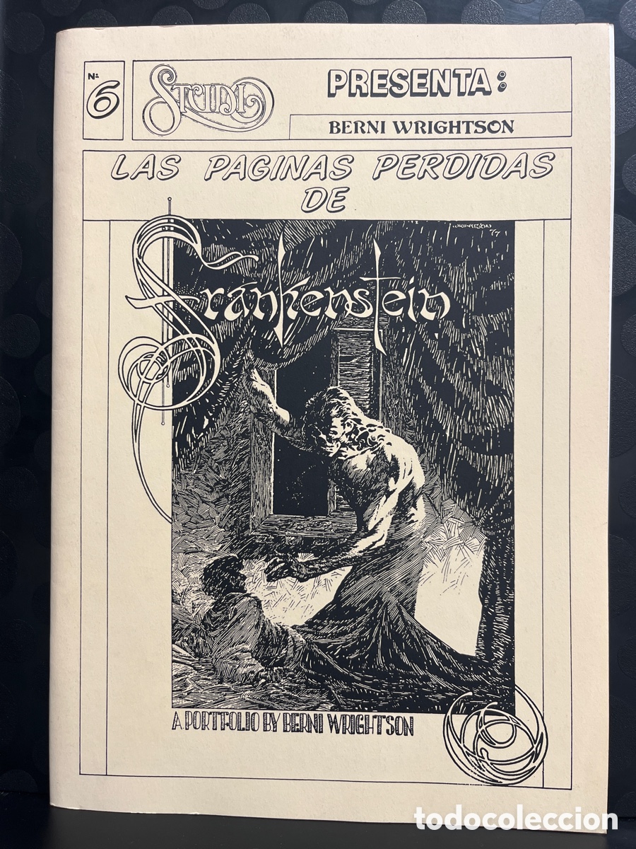 Comics: STUDIO VOL.1 N.6 BERNI WRIGHTSIN : LAS P&Aacute;GINAS PERDIDAS DE FRANKENSTEIN ( SEPTIEMBRE 1991 )