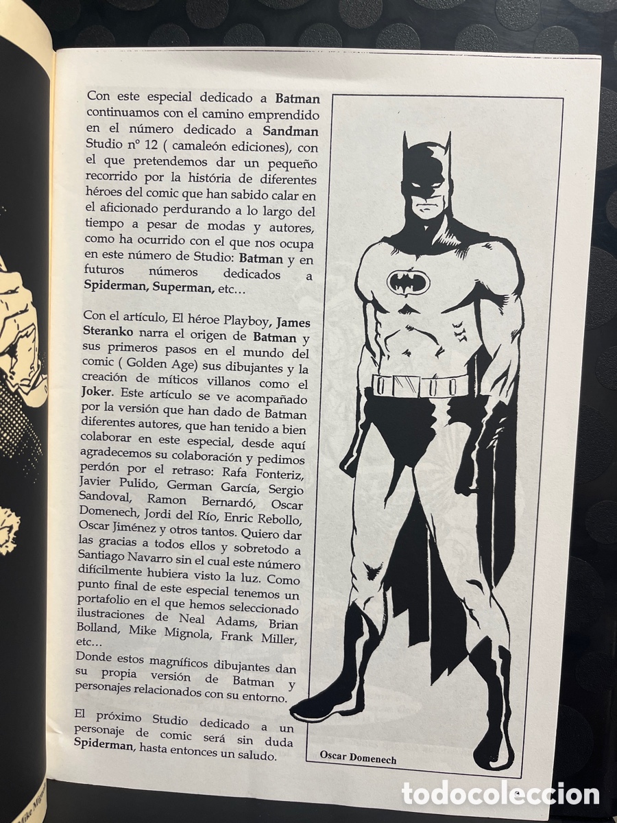 C&oacute;mics: STUDIO VOL.2 N.20 ESPECIAL BATMAN ( MAYO 1997 ) - Foto 3