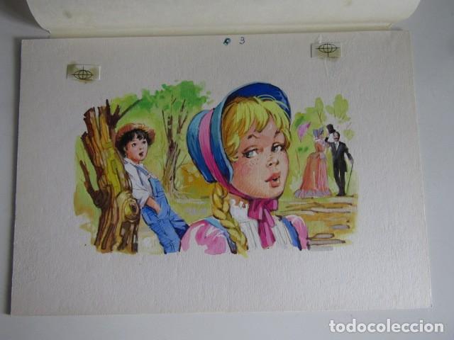 C&oacute;mics: PINTURA ORIGINAL GOUACHE ILUSTRADOR &rdquo;DELFIN VILLA&rdquo; - TOM SAWYER - LIBROS JUVENILES VOL. 8 - MAVES