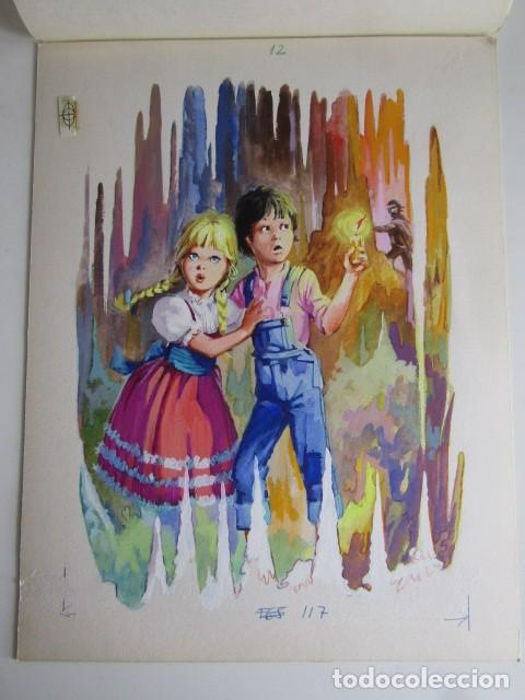 Comics : PINTURA ORIGINAL GOUACHE ILUSTRADOR &rdquo;DELFIN VILLA&rdquo; - TOM SAWYER - LIBROS JUVENILES VOL. 8 - MAVES