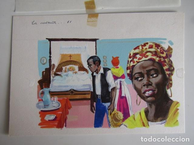 C&oacute;mics: PINTURA ORIGINAL GOUACHE ILUSTRADOR &rdquo;DELFIN VILLA&rdquo; - LA CABA&Ntilde;A DEL TIO TOM- LIBROS JUVENILES - MAVES