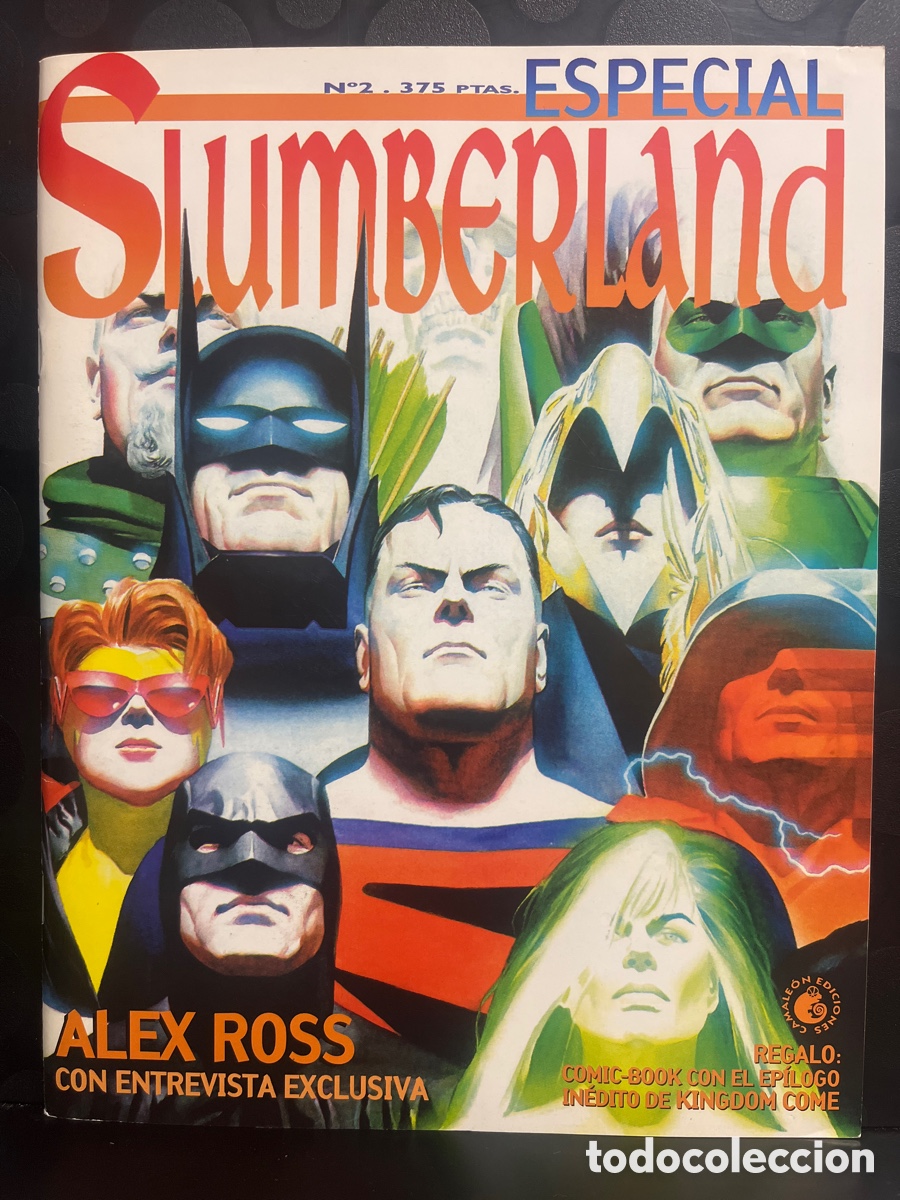 C&oacute;mics: SLUMBERLAND ESPECIAL N.2 ALEX ROSS ENTREVISTA EXCLUSIVA CAMALE&Oacute;N EDICIONES ( MARZO 1998 )