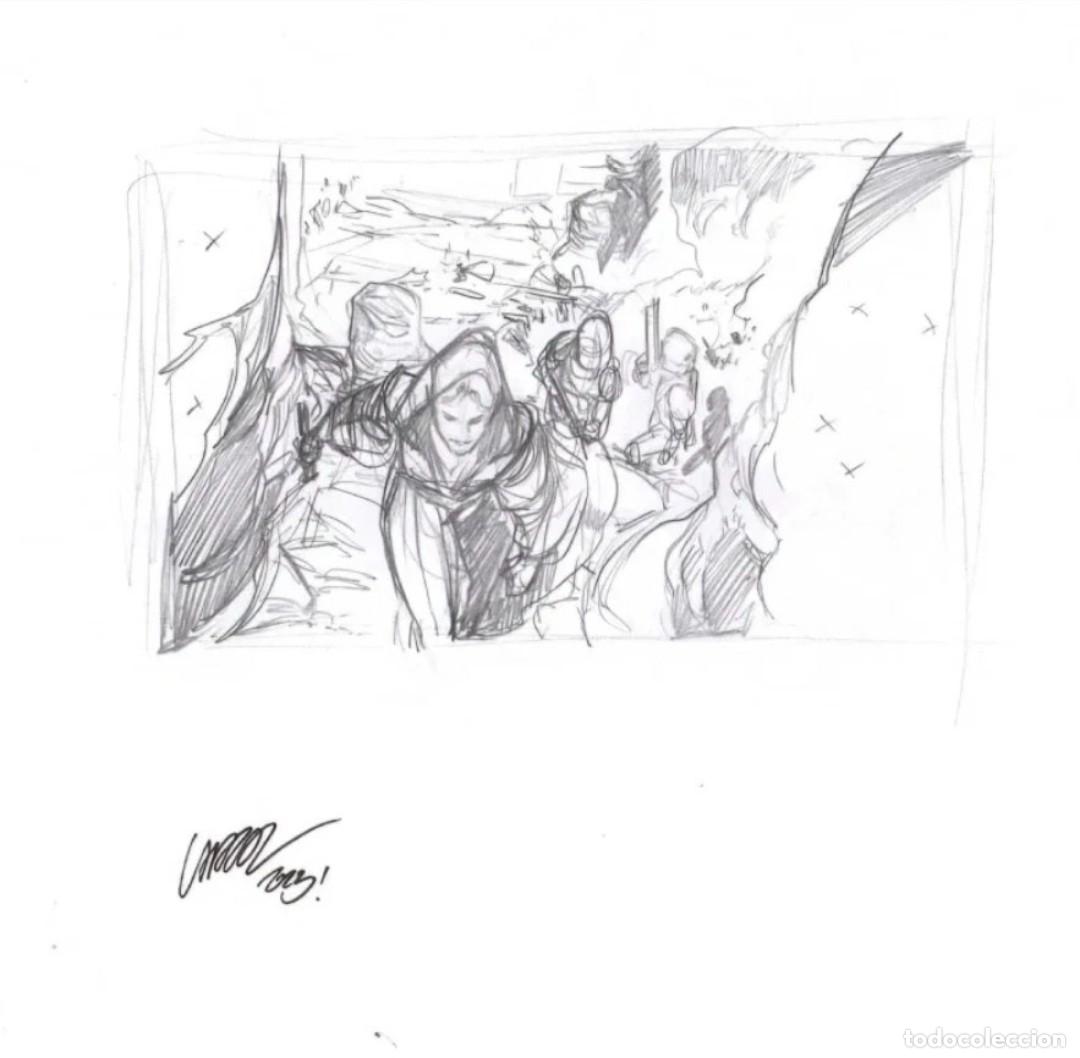 Comics: Preliminar a la lapiz Star Wars por Pepe Larraz