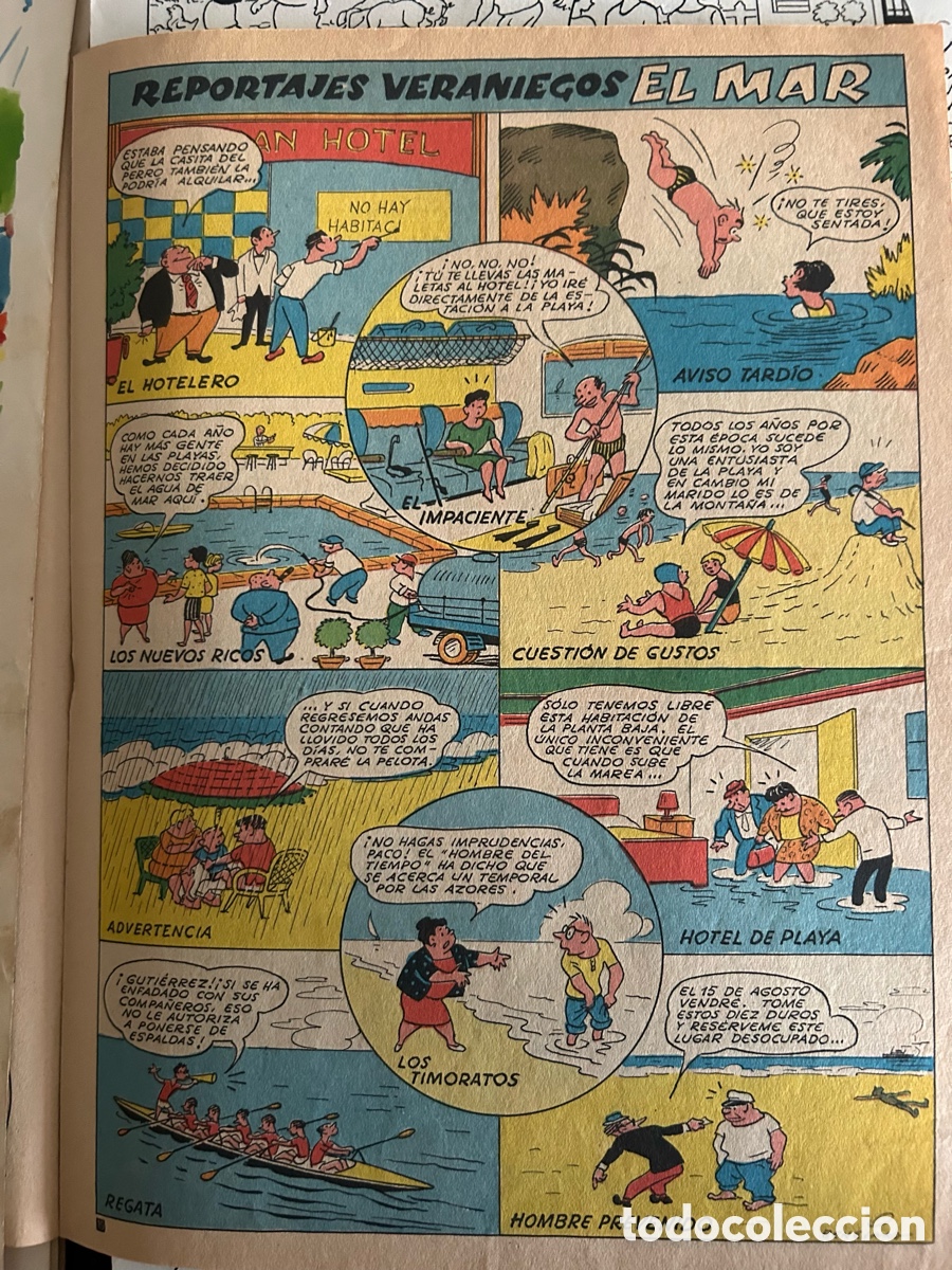 C&oacute;mics: Benejam. Reportajes veraniegos: el mar. TBO - Foto 4