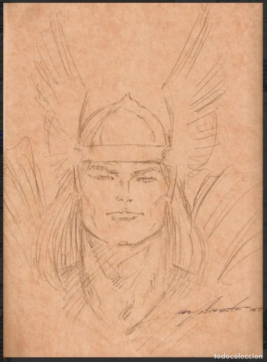 C&oacute;mics: Sketch de Thor de Marc Silvestri