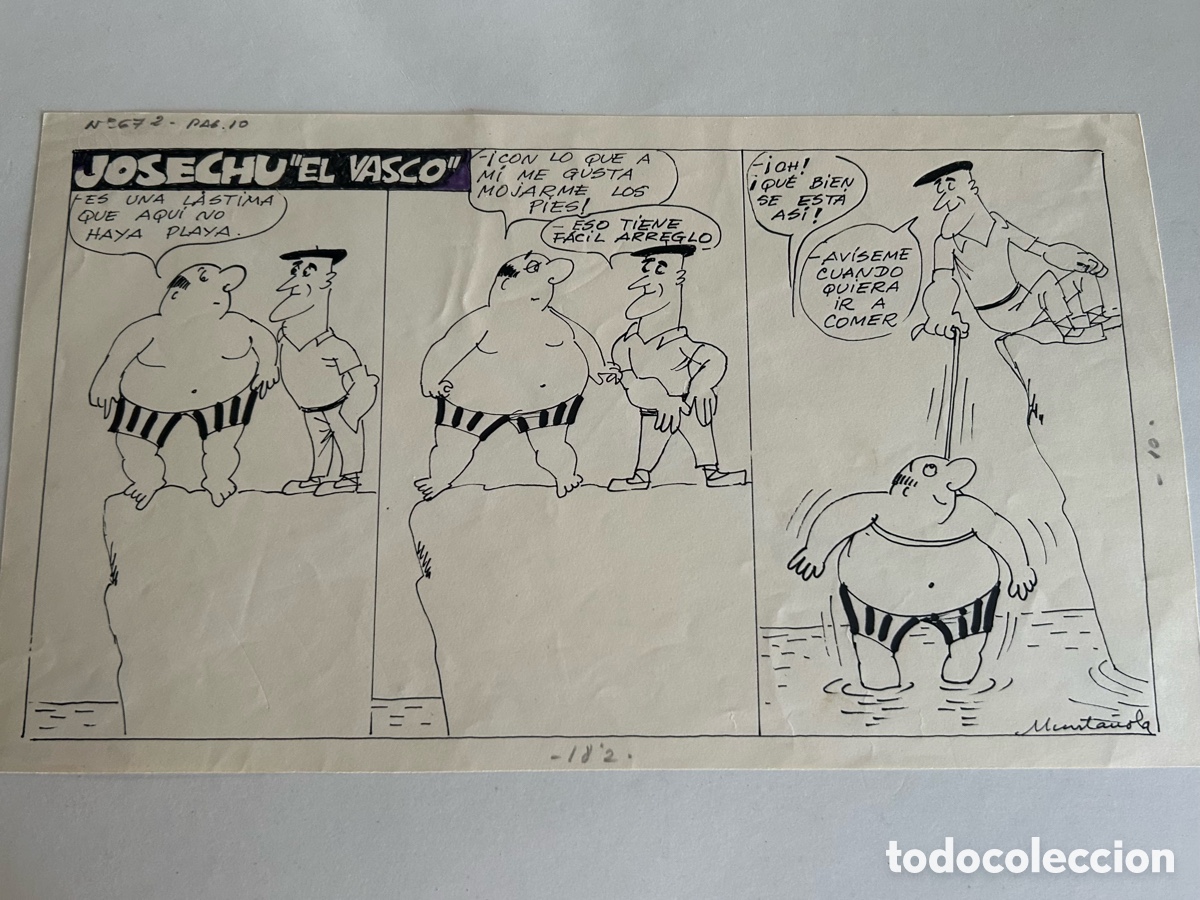 C&oacute;mics: Josechu el vasco, Munta&ntilde;ola, TBO
