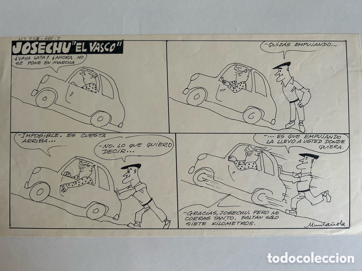 C&oacute;mics: Josechu el vasco TBO, Munta&ntilde;ola
